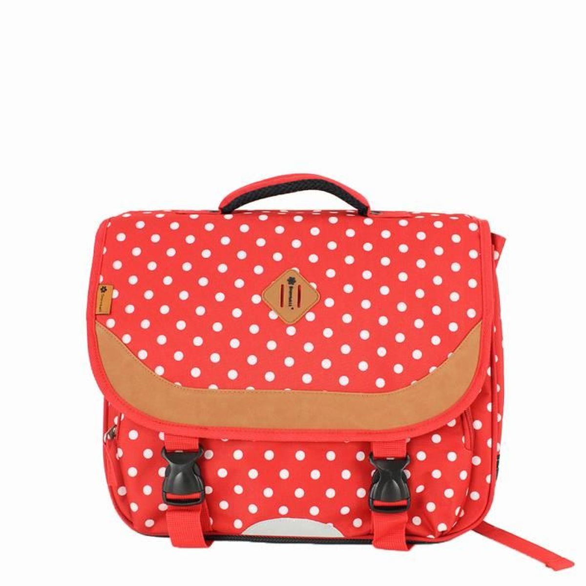 Cartable 38 cm Snowball Rouge /à Pois