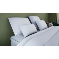 2 oreillers Lotus 60x60 - 600g - Traitement 100% naturel Purotex - Pour les personnes allergiques -