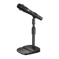 QID-support de clip de microphone de bureau Support de Microphone de bureau réglable, son microphone Clip micro à Pince micro U
