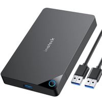 Boîtier de Disque Dur Externe USB 3.0 INATECK pour HDD et SSD SATA 2.5" jusqu'à 2 To, Support UASP