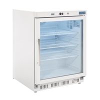 Armoire réfrigérée vitrée blanche - 150 litres - Polar