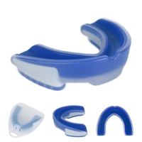 VGEBY Protège Dents pour Hockey karaté Boxe Bleu et blanc Haute Qualité YES