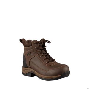 Fouganza Boots équitation enfant CLASSIC cuir marron | Decathlon
