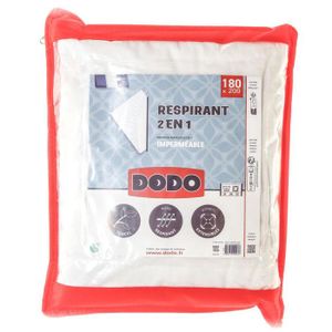 DODO Alèse Protège-Matelas Imperméable Anti-Acariens | Respirante 80% Coton
