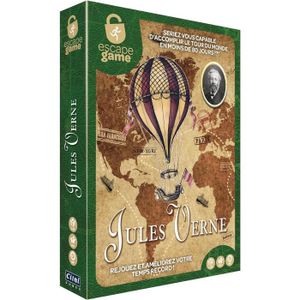 JEU SOCIÉTÉ - PLATEAU Escape Game - Jules Verne : Le Tour Du Monde En 80