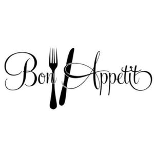 Bon Appetit Cuisine Stickers Muraux Decoration De La Maison Lettre