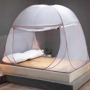 Kidsidol Moustiquaire de Lit Moustiquaire Tente Portable Pliant Maille Pop-up Tente de Lit pour Chambre Voyage Anti Moustique pour Bébés Enfants Rose En Plein Air
