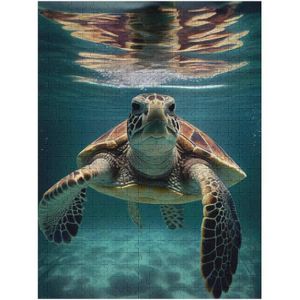 PUZZLE Tortue Puzzle En Bois Adulte Puzzle 500 P - (Chall