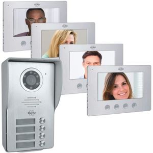 Smartwares DIC-22202 Interphone Vidéo à Moniteur Intérieur HD 720p Écran  LCD, Blanc, 7 Pouces/17,8 cm - Cdiscount Bricolage
