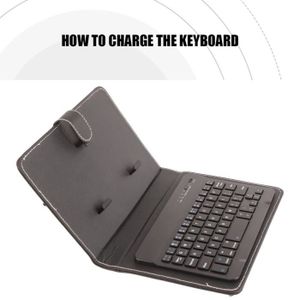 Clavier pour téléphone HURRISE Étui clavier Bluetooth sans fil universel avec support pour téléphone IOS/ Android