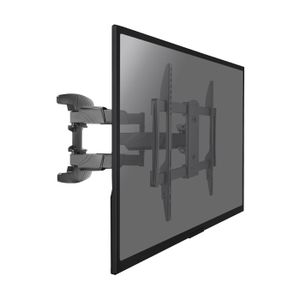 Perlegear Support Mural TV 37-84 Pouces - Inclinable Orientable Jusqu'à 60kg - VESA 600x400mm - Fixation Murale TV