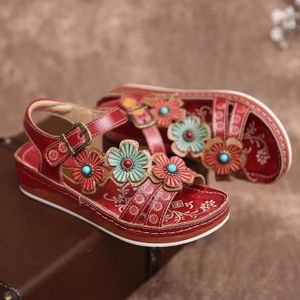 sandales femme fermées devant