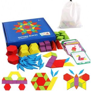 PUZZLE Tangram-Puzzle en Bois-Montessori-Puzzle Éducatif 