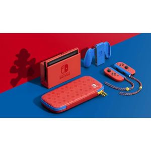 CONSOLE NINTENDO SWITCH Console Switch Edition Mario Rouge ET Bleu - Switc