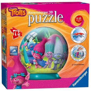 PUZZLE Puzzle 3D - Ravensburger - Trolls - 72 pièces - De