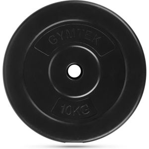 HALTÈRE - POIDS Gymtek Disque d'haltère 10 kg – Ø 29 mm – Disque de poids – Disque d'haltère – Disques de fitness – Disques en fonte – Poids pou154
