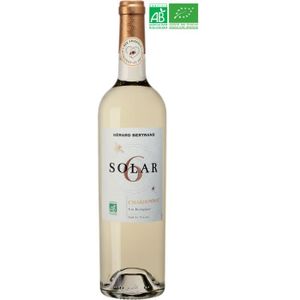 VIN BLANC Gérard Bertrand Solar6 Chardonnay IGP Cévennes - Vin blanc du Languedoc-Roussillon - Bio