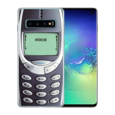 Coque Rigide Argentée Snoopy Pour Nokia 3310 - Design Looney Tunes, Neuve