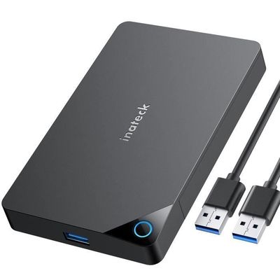 Inateck Boîtier Disque Dur USB 3.0 2.5" | Pour SSD Et HDD SATA | UASP 5Gbps | Sans Outil - FE2005