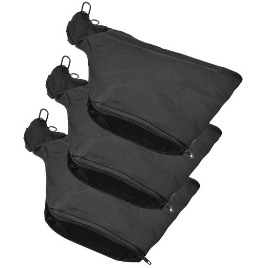 Sac De Collecte De Poussière Pour Scie à Onglet - Taille 22x16 Cm - Nylon Noir - Zip De Vidage - Compatible Avec De Nombreux Modèles