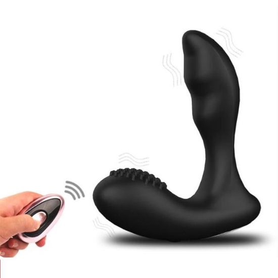 Masseurs de Prostate Vibrant, Vibromasseur Prostatique Anal avec 12  Vibrations pour Hommes,Télécommande Stimulateur de Prostate