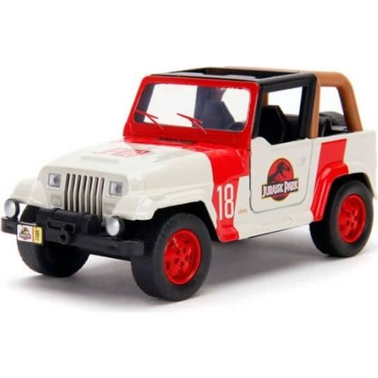 Voiture Jurassic Park 1/32ème - Jeep Wrangler - Jouet pour enfant
