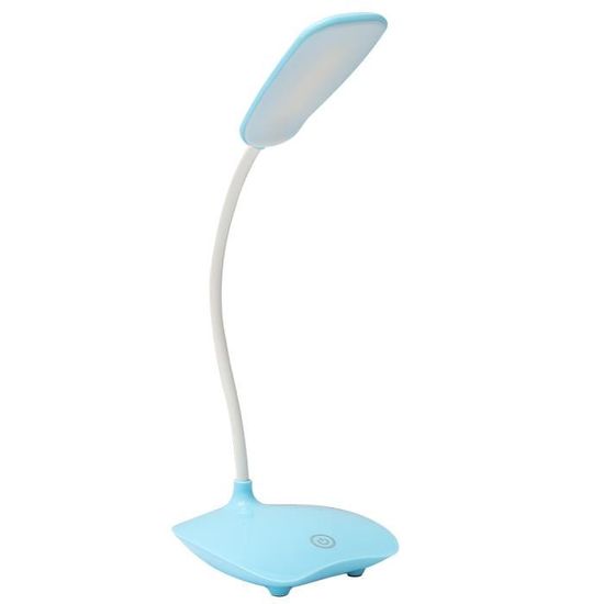 Veilleuse pour enfants ou lampe de bureau, variateur à trois vitesses - Bleu