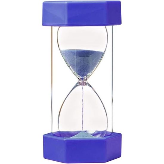 5/10/15/30/60 Minutes Sable Montre Sablier Sablier Sable Cuisinier Horloge Enfants Cadeau Sablier Décoration De La Maison ( Color : White , Size : 60mins