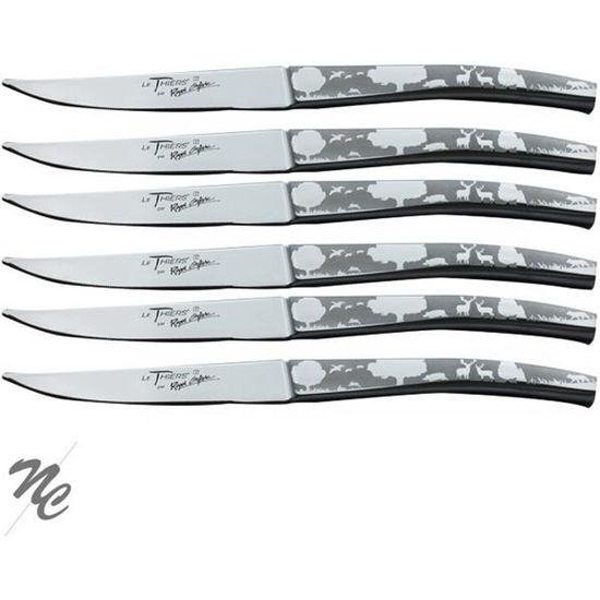 LAGUIOLE TABLE Coffret 6 couteaux à steak bois d'olivier – DEGRENNE