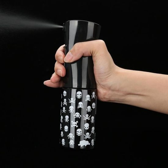 GRIFEMA Pulvérisateur D’Eau 200 Ml Noir – Brume Fine, Spray