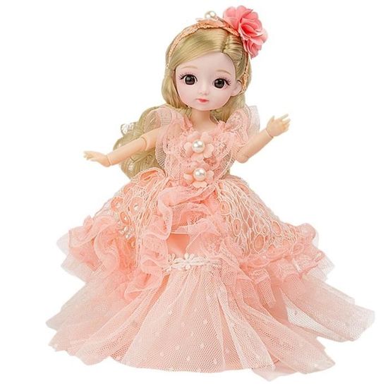 Poupée BJD 1/3 Articulation Active - Corps Fille, Cheveux Verts, Yeux Mobiles