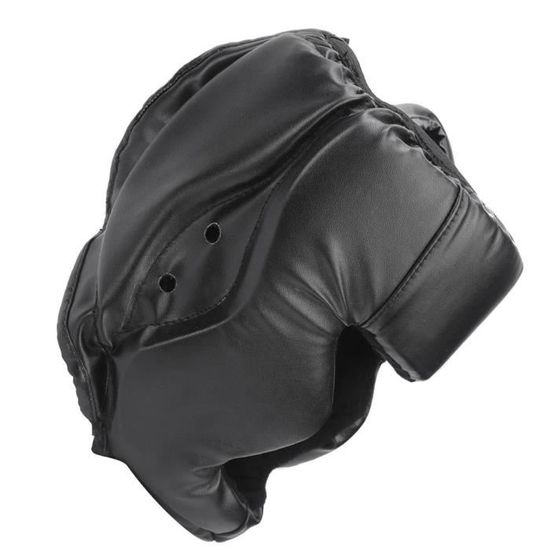 1pc Couvre-chef De Boxe Complet Fermé Noir Et Blanc Avec