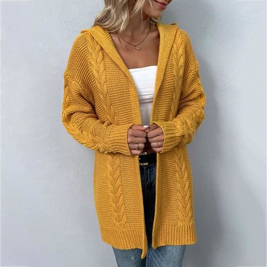 Gilet torsadé femme tricot deals
