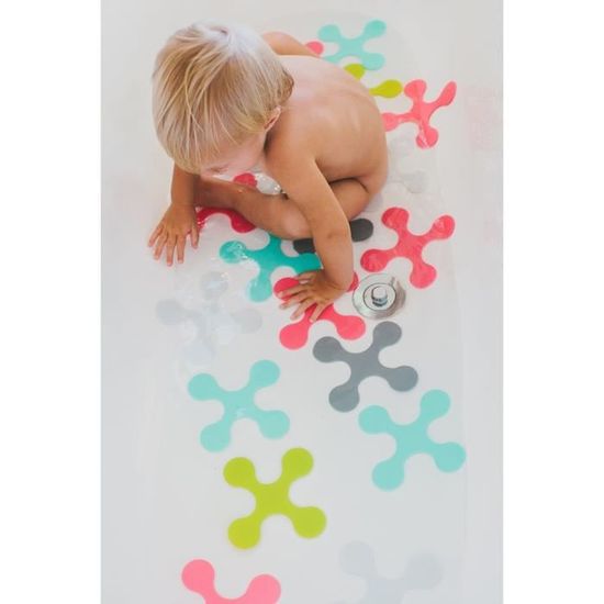 Tapis de bain puzzle - PRINCE LIONHEART - BathMat - Antidérapant - Multicolore - Pour bébé