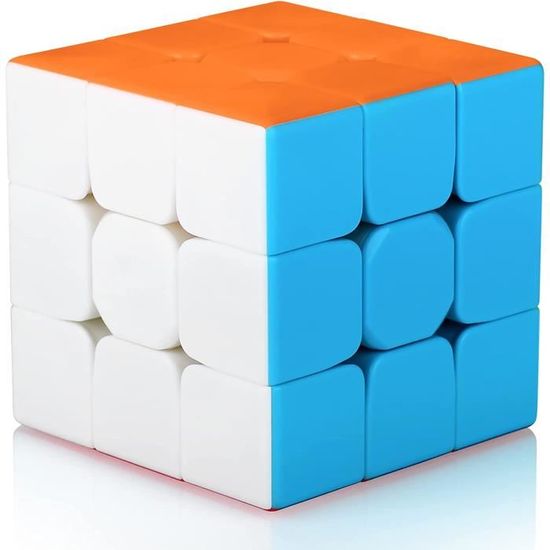 Speed Cube 6x6 TOYESS – Sans Stickers – Couleurs Vives – Cadeau Pour Enfant Et Adulte