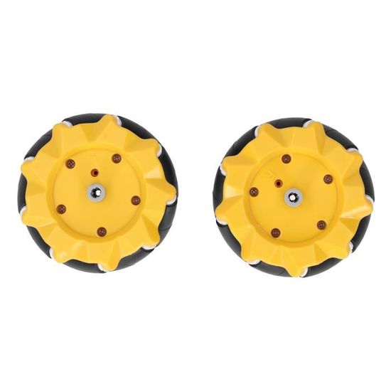 Roue omnidirectionnelle TBEST Roue Mecanum pour voiture de robot — free download