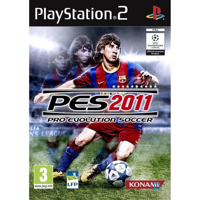 Konami Pes 2011 Pro Evolution Soccer / Jeu Console PS2
