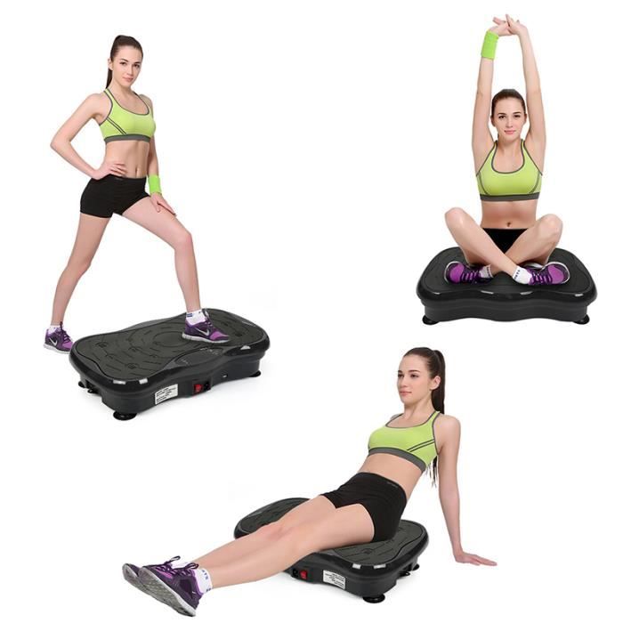 Plateforme Vibrante Oscillante professionnelle Fitness pour Musculation Chargement max 150KG