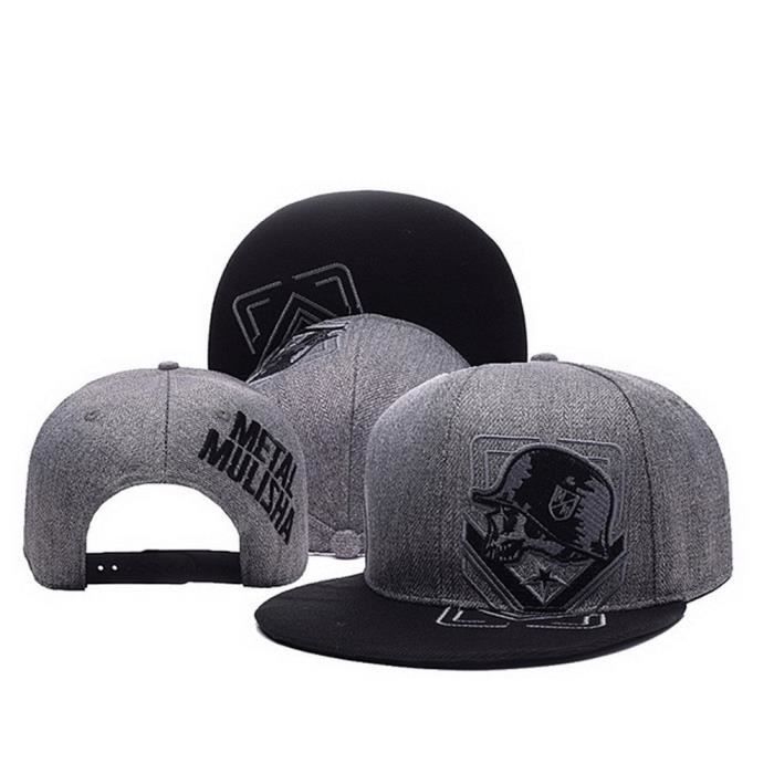 CARR Nouveau Style Casquette Snapback Party Classics Fleurs Chapeau Mulisha Crâne Métal Baseball Réglable Unisexe H11