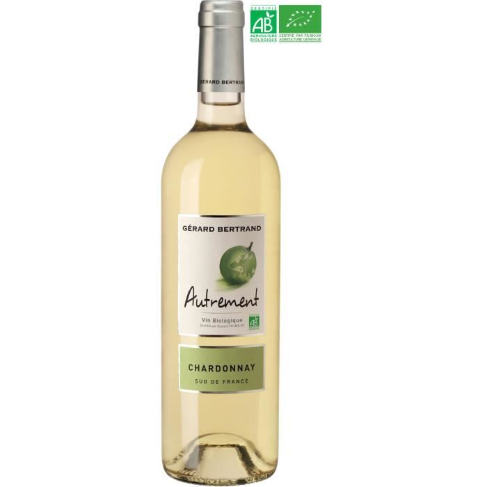 Gérard Bertrand Autrement Chardonnay IGP Pays d'Oc - Vin blanc du Languedoc-Roussillon - Bio