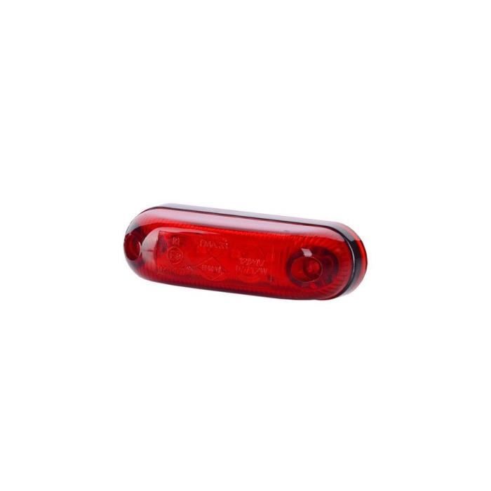 Jeu de 2 feux arrières 24V à 63 LED pour camion remorque semi poids lourds