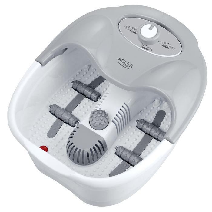 ADLER AD-2167 Appareil de massage des pieds avec eau, massage à bulles et vibrations, contrôle de la température par infrarouge, 80W