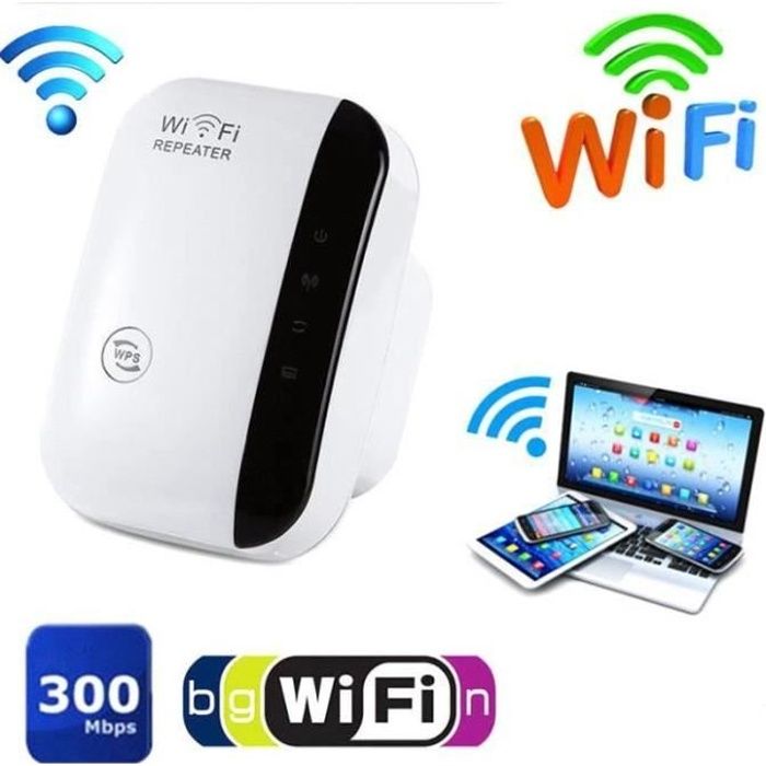 Extenseur WiFi Sans Fil Booster Amplificateur de Wifi Longue Portée Mini Routeur de voyage Sans Fil 300M WLAN 802.11n/g/b