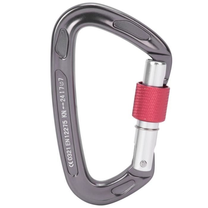 7075 Aviation aluminium Master Lock mousqueton D anneau de sécurité boucle d'équipement de sécurité équipement pour l'escalade en
