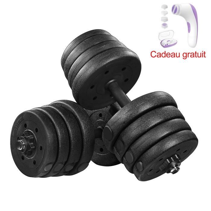 BESPORTBLE Kit Haltères 30kg - musculation réglables – poids musculation