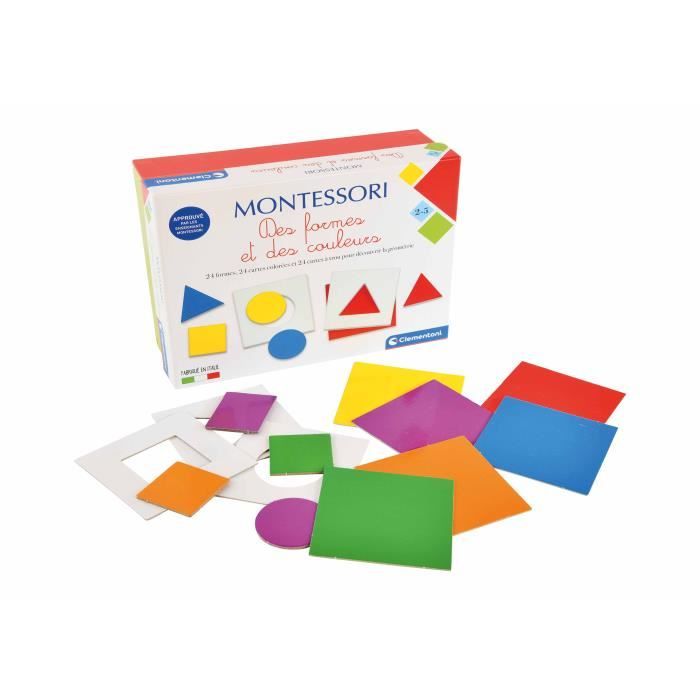 Clementoni - Des Formes Et Des Couleurs Montessori