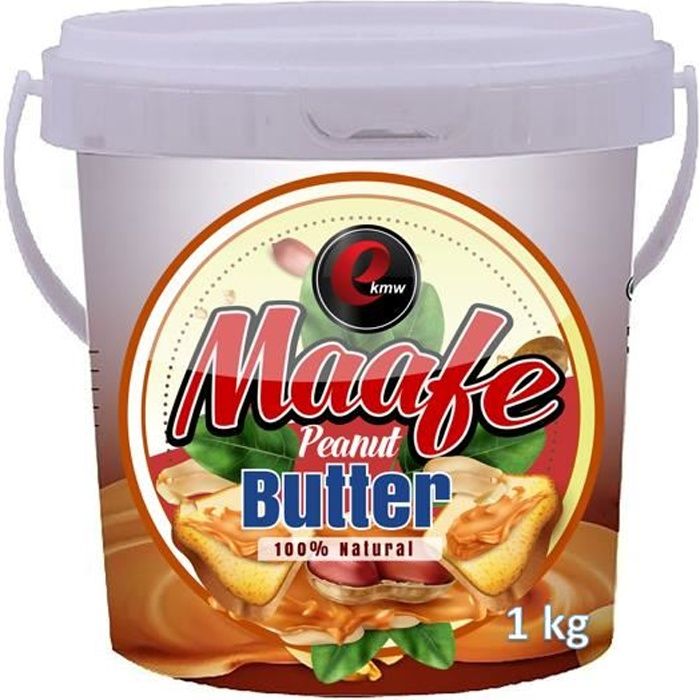 Beurre de cacahuètes - signature panafricaine - 1000g