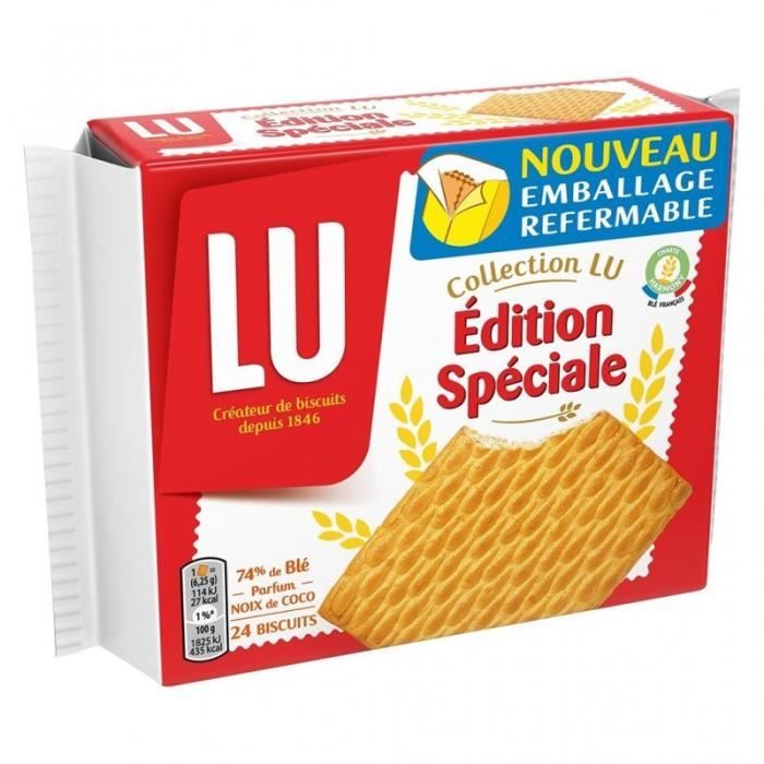 LU Collection LU Édition Spéciale 74% de Blé Parfum Noix de Coco 150g (lot de 6)