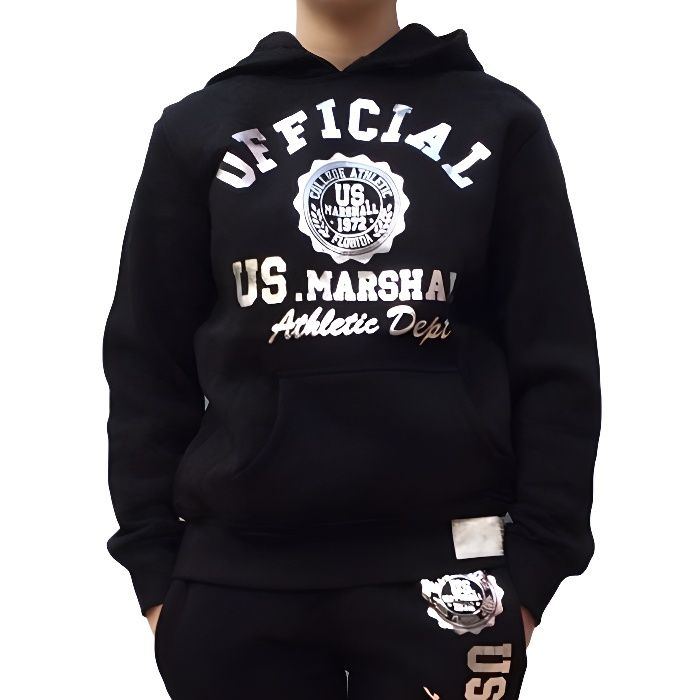 Sweat Enfant US MARSHALL noir