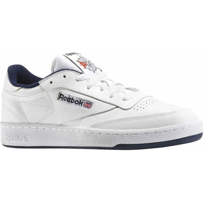 REEBOK Baskets Club C85 Cuir - Homme - Blanc